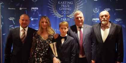 2021. Олександр Бондарев на FIA Karting Karting Prize Giving
