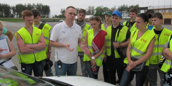 Практические занятия на Автодроме «Чайка»
