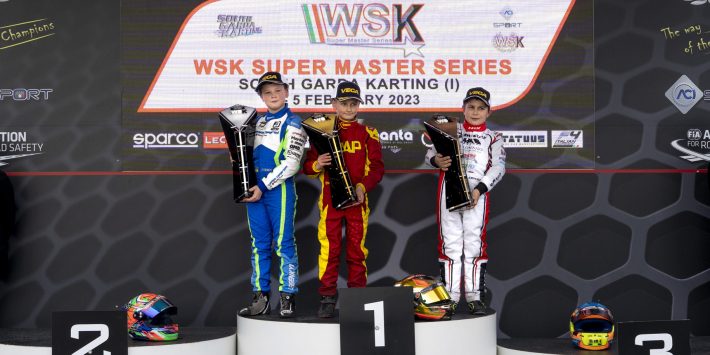 Олександр Легенький стає 2-м в першому раунді WSK Super Master Series